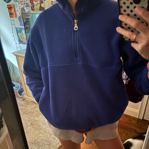 Lands' End blue fleece - Picture 1 of 4